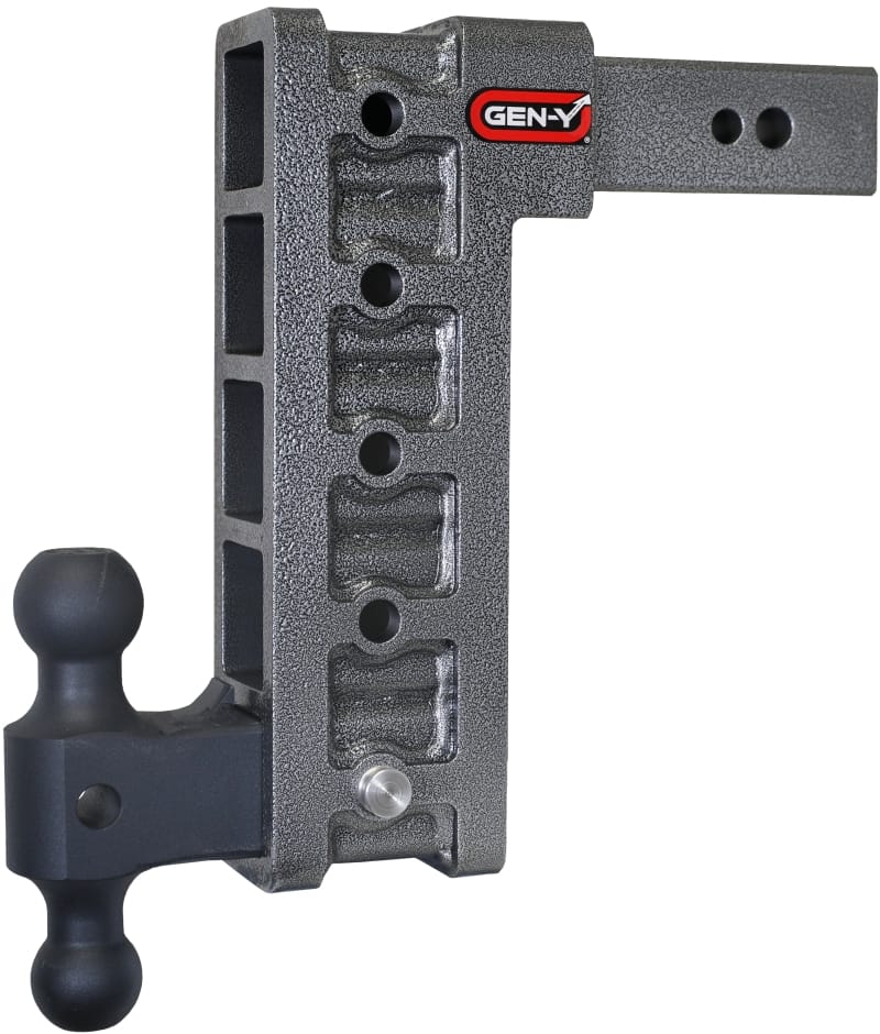 GEN-Y Hitch — Gen-Y Mega Duty 2.5in Shank 12in Drop 3.5K TW 32K Hitch w/GH-0161 Dual-Ball
Drop Hitch