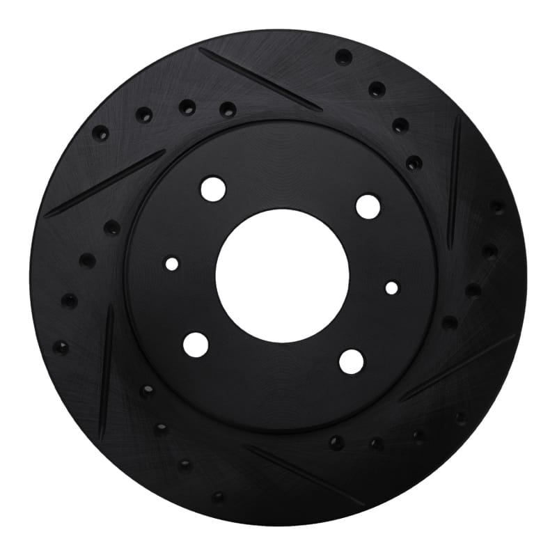 R1 Concepts — R1 85-91 Dodge COLT Front Right Drilled & Slotted Black Brake Rotor
R1 Brake Rotor Drill
