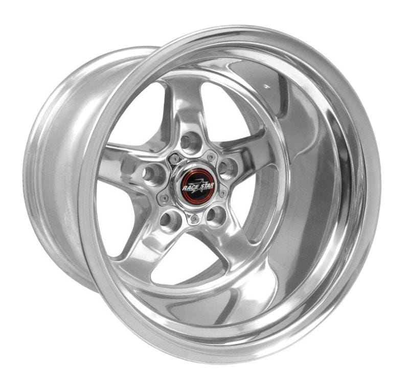 Race Star — Race Star 92 Drag Star 15x12.00 5x4.75bc 4.00bs Direct Drill Polished Wheel