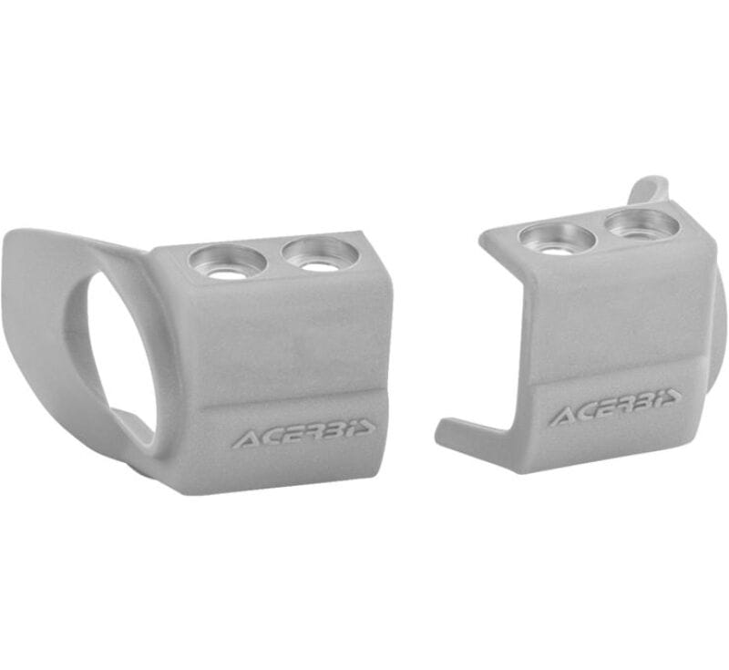 Acerbis — Acerbis 09-24 Hon CRF250/R/CRF450R/RX/X/0R-S/ 09-23 Kaw KX250F/450F Fork Shoe Protectors - Gray