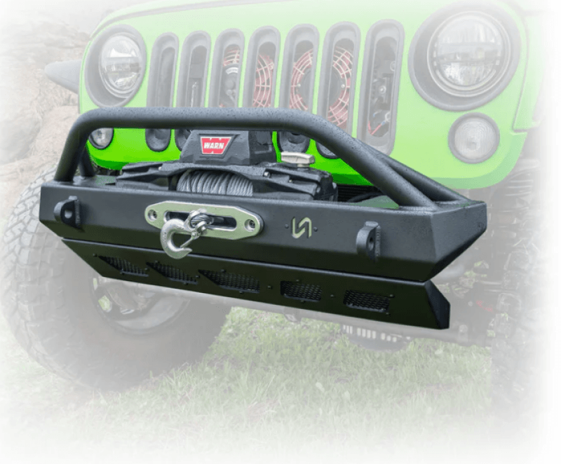 TURN Offroad — Turn Offroad 2007+ Jeep JK/JL/JT Front Bumper W/Welded Bull Bar & Skid Plate