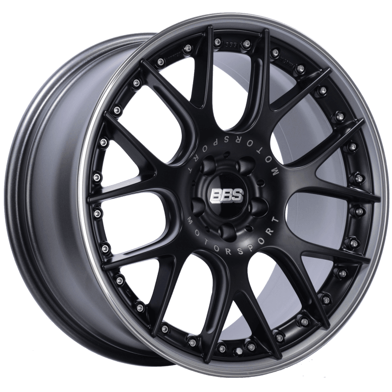 BBS — BBS CH-RII 20x9 5x112 ET30 Satin Black Center Platinum Lip SS Rim Prot Wheel -82mm PFS/Clip Req