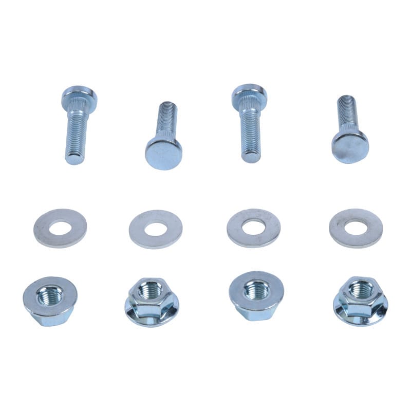 QuadBoss — Wheel Stud & Nut Kit, Front/Rear, Black