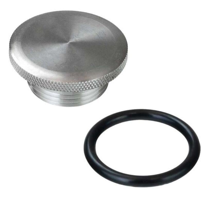 Moroso — Moroso 1 1/4in-12 Thread Aluminum Knurled Filler Cap Kit