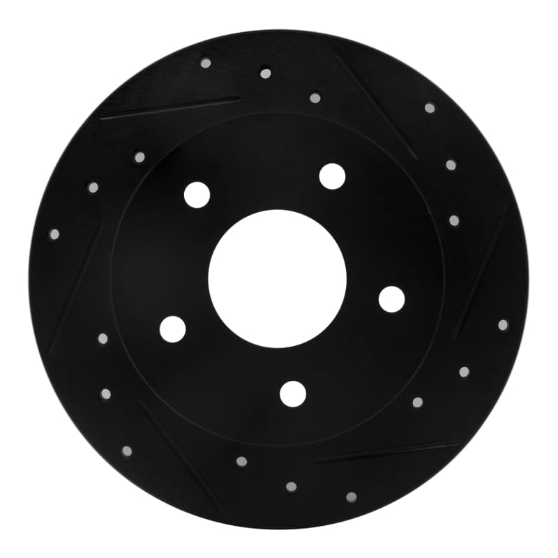 R1 Concepts — R1 89-93 Nissan Maxima Rear Right Drilled & Slotted Black Brake Rotor
R1 Brake Rotor Drill