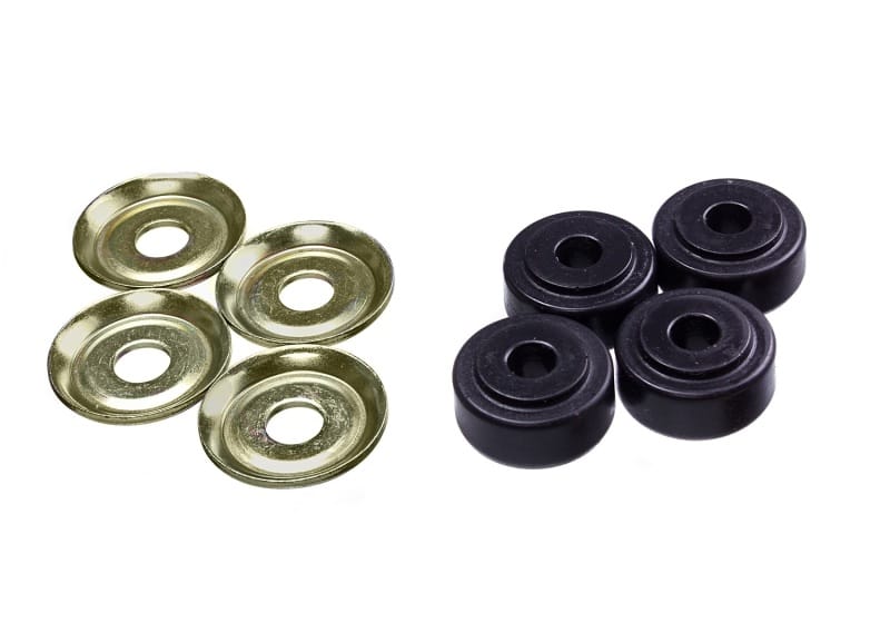Energy Suspension — Energy Suspension Black Shock Tower Bushing Set 7/8in Nipple 3/8in ID 1-1/4in OD
ShkAbsrbrBsh