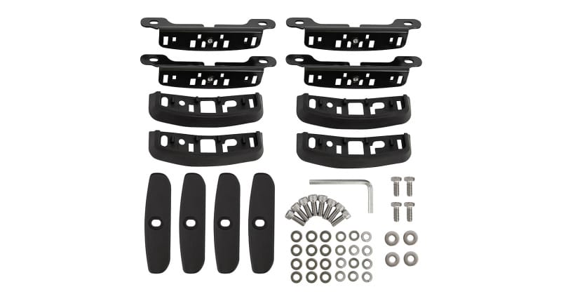 Rhino-Rack — Rhino-Rack Flush & Raised Rail Side Mount RCP Base Kit - 4 pcs