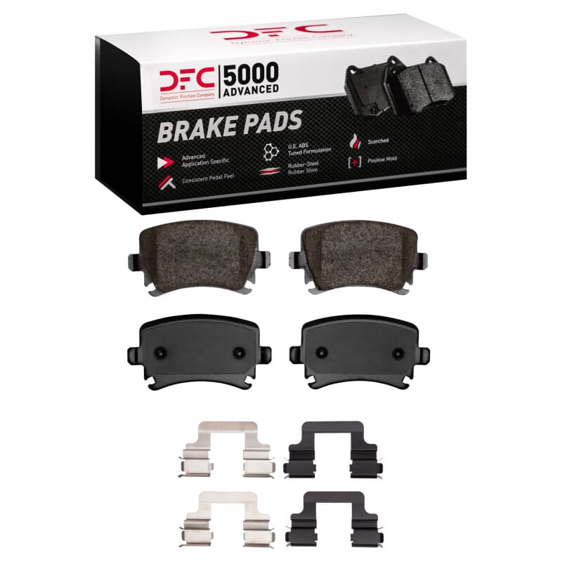 DFC — DFC 08-16 Audi TT Quattro RS Rear 5000 Advanced Ceramic Brake Pads and Hardware Kit
DFC Brake Pad Set