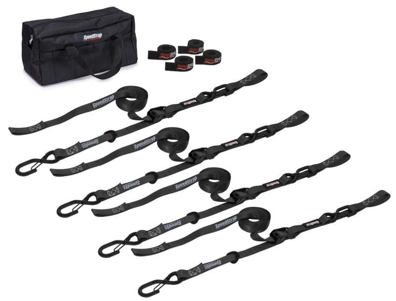 SpeedStrap — SpeedStrap 1In Motorcycle Tie-Down Kit - Black