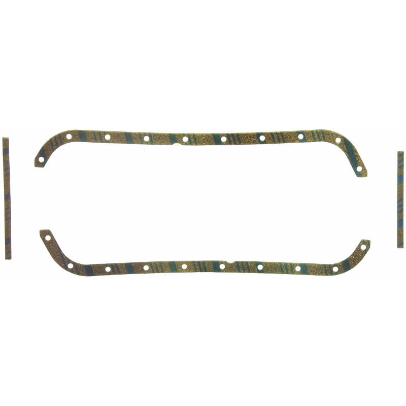 Fel-Pro — Fel-Pro OS 5363 C-2 Engine Oil Pan Gasket Set Blue Stripe cork-rubber