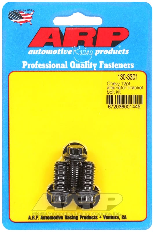 ARP — ARP Chevy 12pt Alternator Bracket Bolt Kit