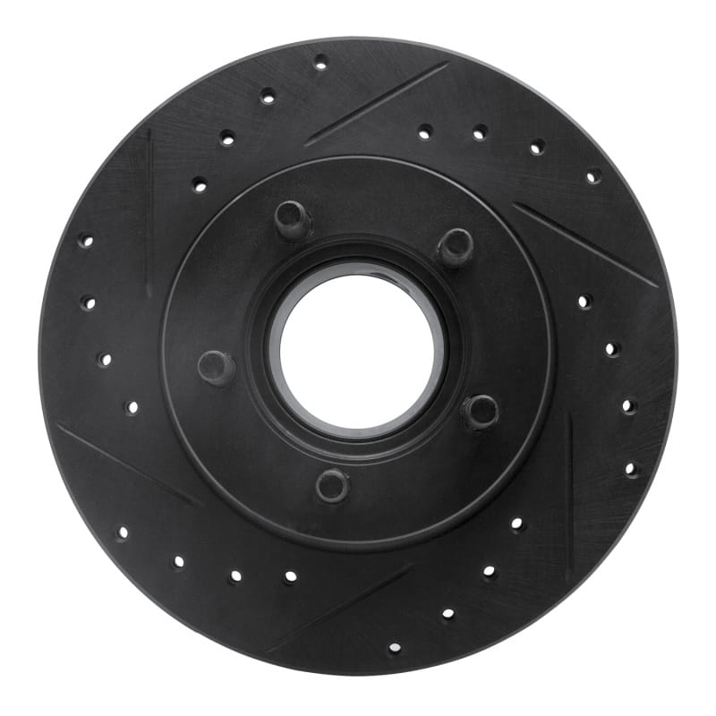 R1 Concepts — R1 90-94 Ford Explorer Front Left Drilled & Slotted Black Brake Rotor
R1 Brake Rotor Drill