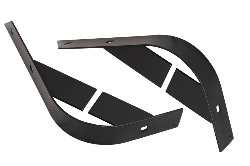 Kentrol — Kentrol 55-86 Jeep CJ Rear Body Guard Jeep Black Powder Coated Stainless