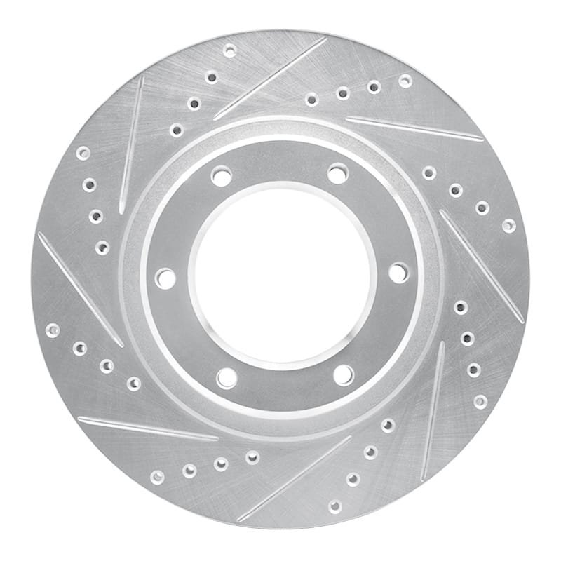 R1 Concepts — R1 90-92 Toyota Land Cruiser Front Left Drilled & Slotted Silver Brake Rotor
R1 Brake Rotor Drill