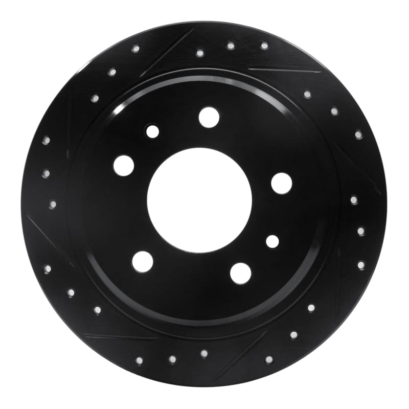 R1 Concepts — R1 82-89 BMW 633CSI Rear Left Drilled & Slotted Black Brake Rotor
R1 Brake Rotor Drill