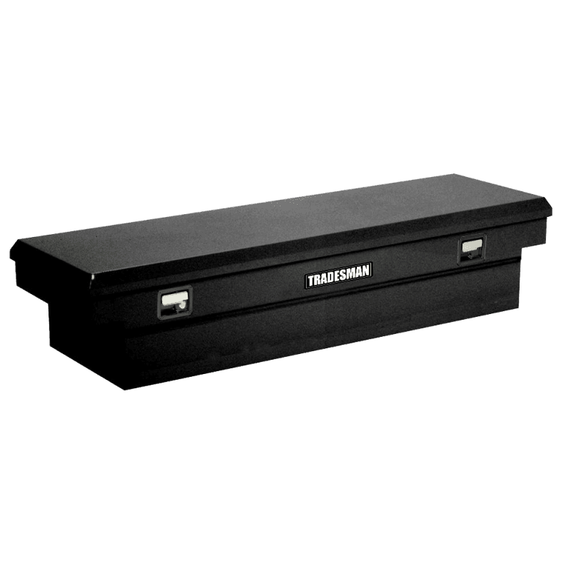 Tradesman — Tradesman Steel Cross Bed Truck Tool Box (70in/Front Opening.) - Black