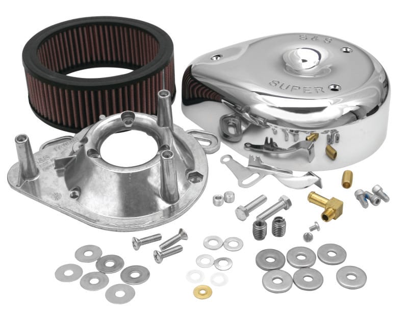 S&S Cycle — For Big Twin w/ Super E and G, Chrome