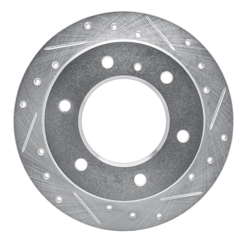 R1 Concepts — R1 88-95 Isuzu Pickup Rear Right Drilled & Slotted Silver Brake Rotor
R1 Brake Rotor Drill