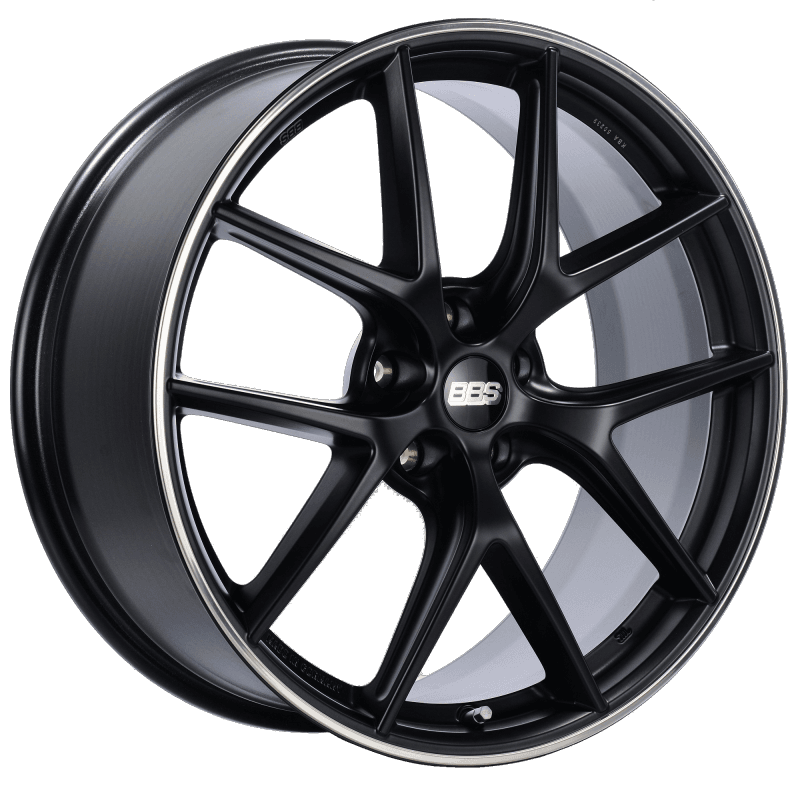 BBS — BBS CI-R 20x8.5 5x120 ET32 Satin Black Polished Rim Protector Wheel -82mm PFS/Clip Required