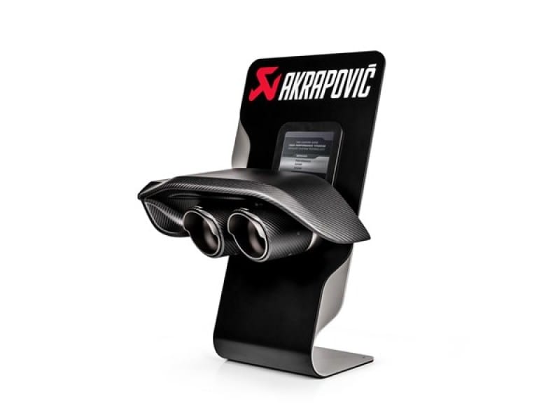 Akrapovic — Akrapovic Counter Display with Sample Tail Pipe Set and Carbon Diffuser (High Gloss)
Tail Pipe Set