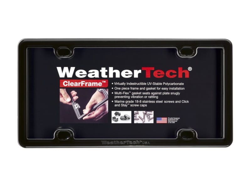 WeatherTech — WeatherTech ClearFrame Kit - Black
License Plate Frame
LicensePlateFrame