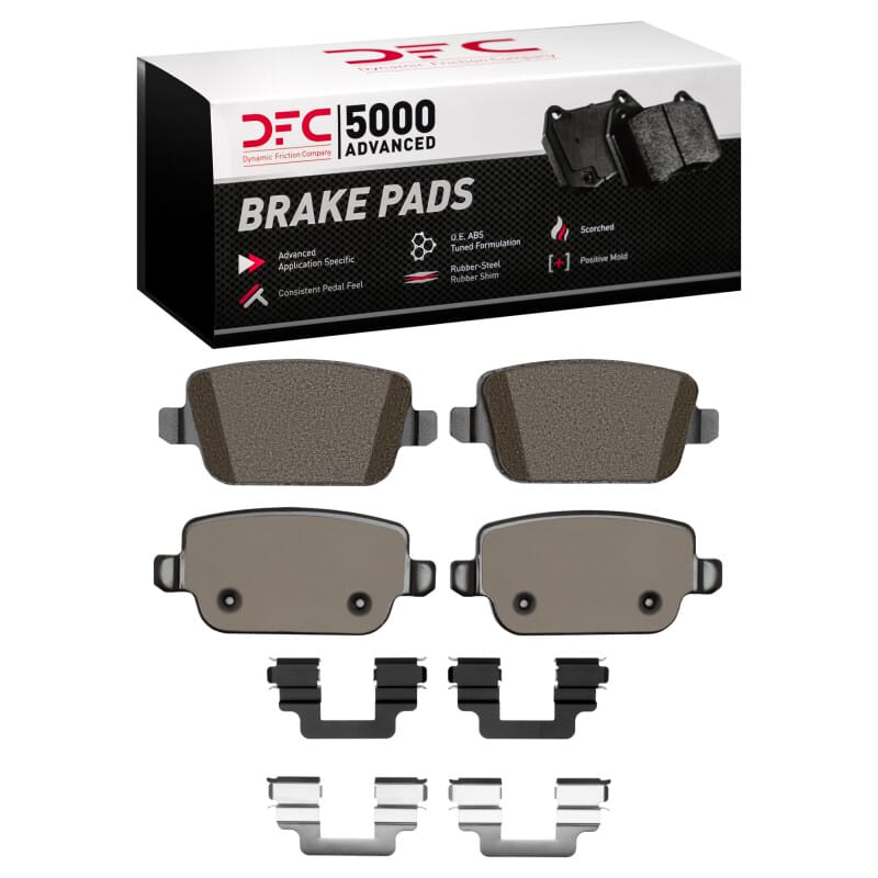 DFC — DFC 08-12 Land Rover LR2 Rear 5000 Advanced Low Metallic Brake Pads and Hardware Kit
DFC Brake Pad Set