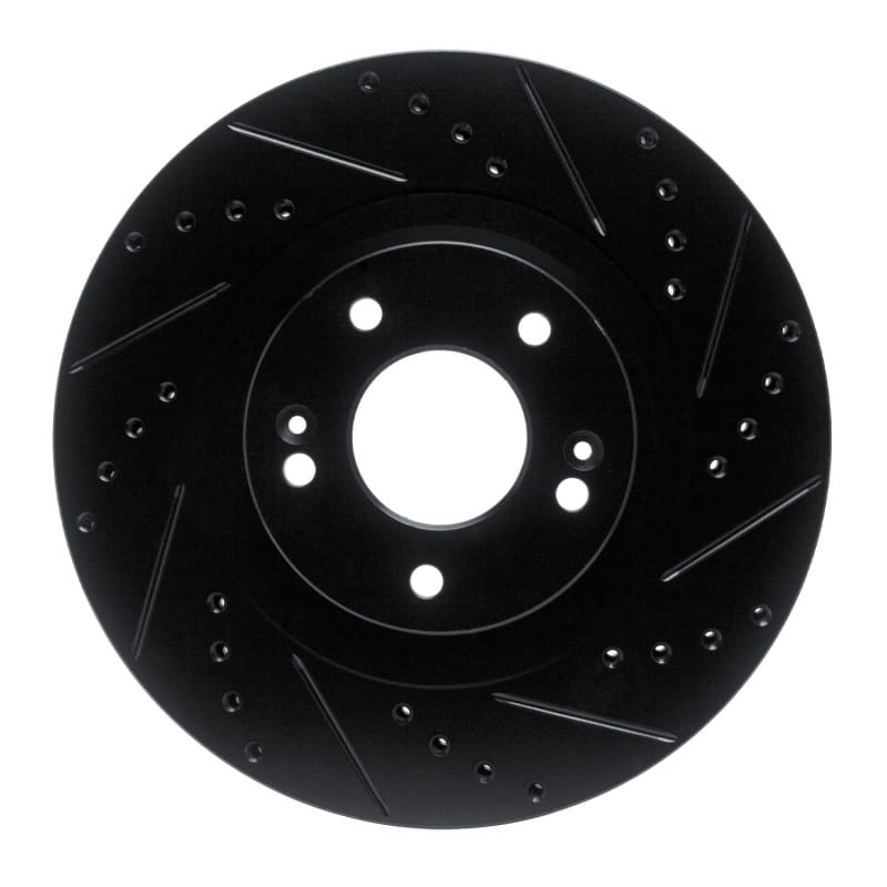 R1 Concepts — R1 13-20 Hyundai Santa Fe XL Front Right Drilled & Slotted Black Brake Rotor
R1 Brake Rotor Drill