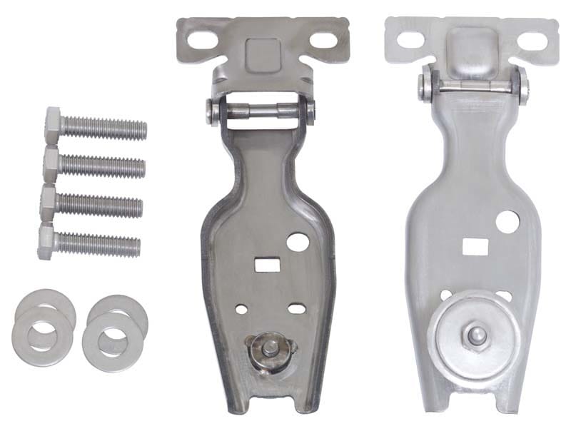 Kentrol — Kentrol 07-18 Jeep Wrangler JK Liftgate Hinge Pair Bare Grey