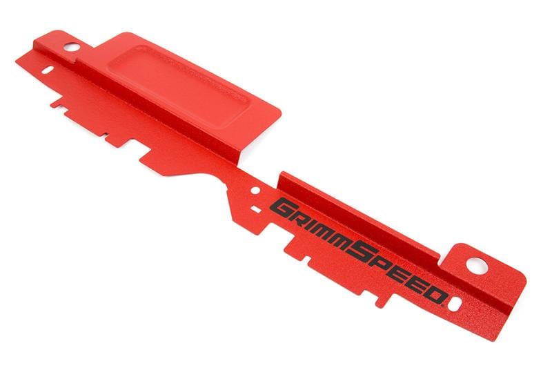 GrimmSpeed — GrimmSpeed 05-09 Subaru Legacy/Outback Radiator Shroud w/Tool Tray - Textured Red