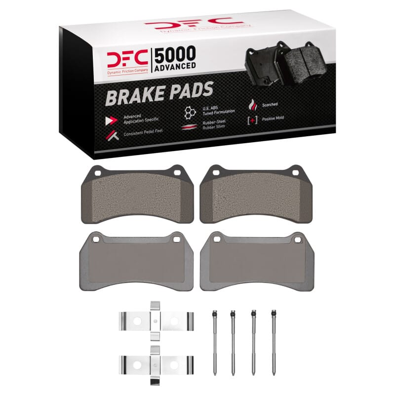 DFC — DFC 03-05 Jaguar XJR Front 5000 Advanced Low Metallic Brake Pads and Hardware Kit
DFC Brake Pad Set