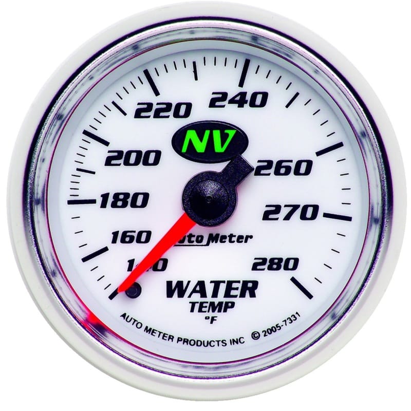 AutoMeter — AutoMeter Gauge Water Temp 2-1/16in. 140-280 Deg. F Mechanical NV
2-1/16" WATER TEMP,