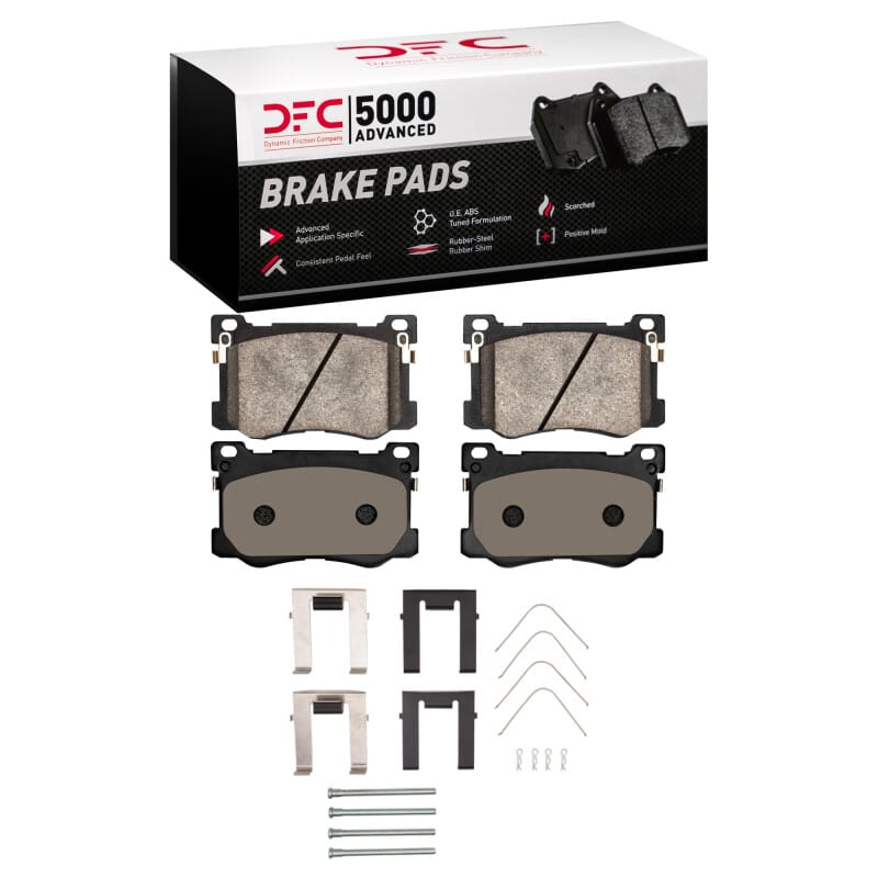 DFC — DFC 15-20 Genesis G80 Front 5000 Advanced Ceramic Brake Pads and Hardware Kit
DFC Brake Pad Set