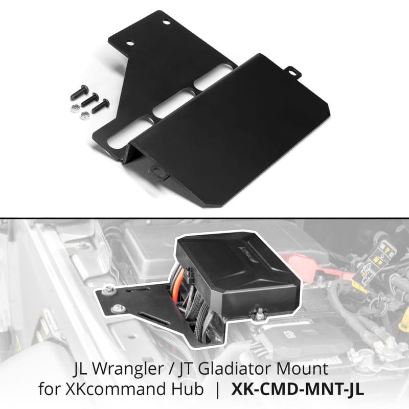 XKGLOW — XK Glow XKcommand Hub Mounting Bracket for Wrangler JL + Gladiator JT