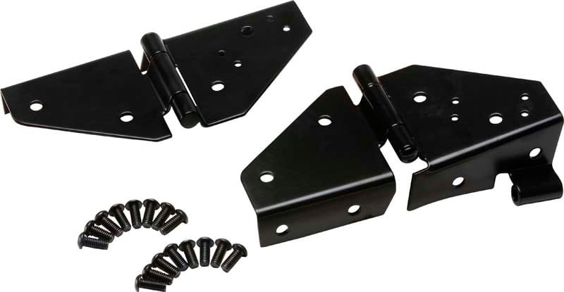 Kentrol — Kentrol 76-95 Jeep CJ/Wrangler YJ Windshield Hinge Pair - Powdercoat Black