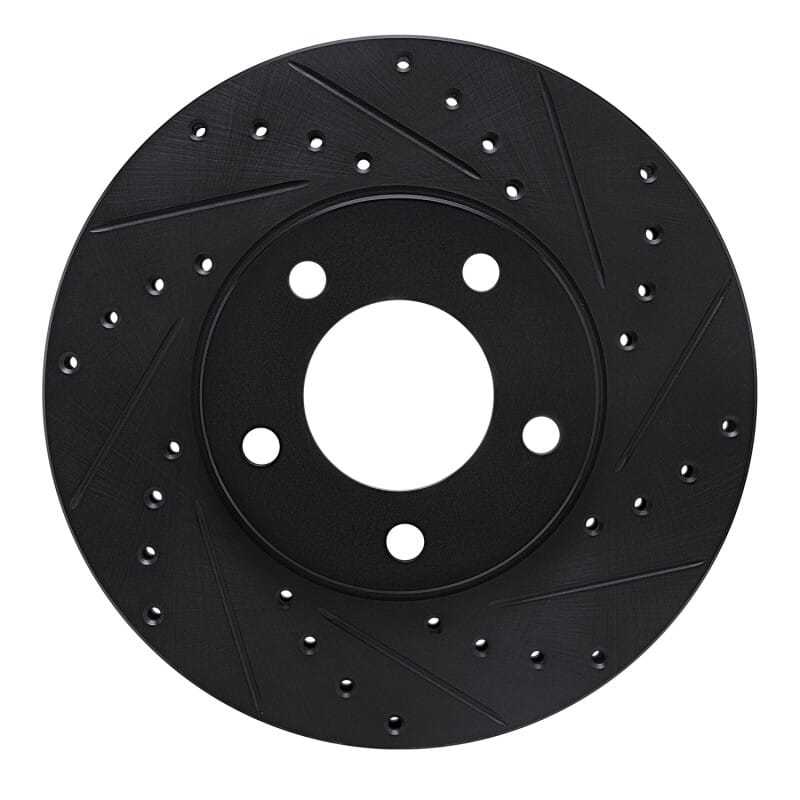 R1 Concepts — R1 91-96 Chrysler Town & Country Front Right Drilled & Slotted Black Brake Rotor
R1 Brake Rotor Drill