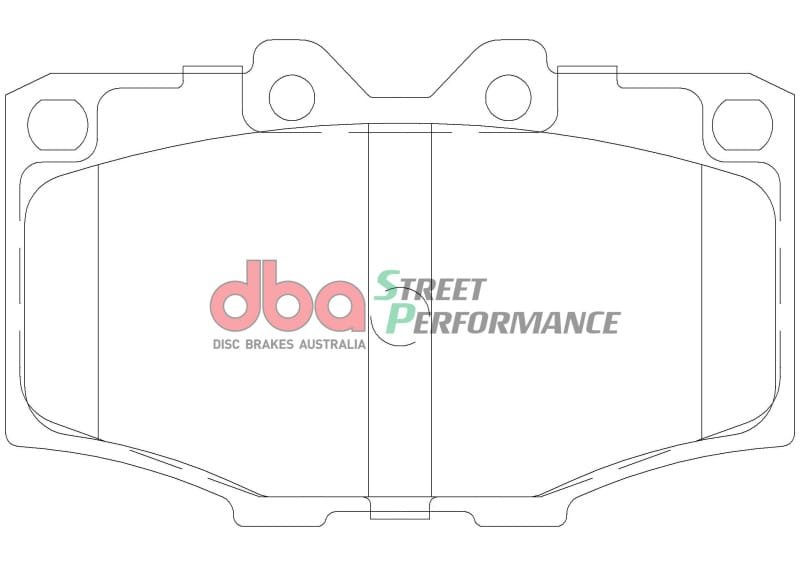 DBA — DBA 83-90 Toyota Land Cruiser SP Performance Front Brake Pads - Front
Brake Pad