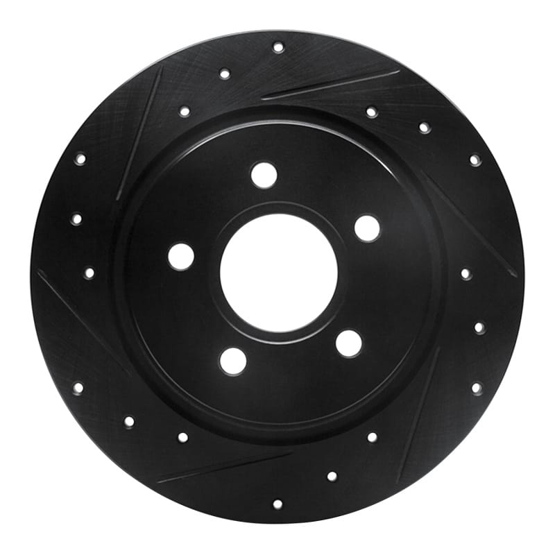 R1 Concepts — R1 04-13 Volvo S40 Rear Left Drilled & Slotted Black Brake Rotor
R1 Brake Rotor Drill