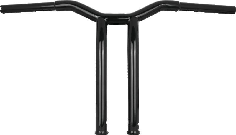 Burly Brand — Burly Brand Dominator Raked Bar 14in - Gloss Black