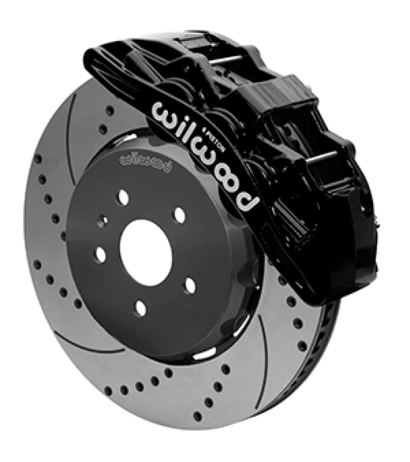 Wilwood — Wilwood SX6R Front Brake Kit 15in Lug Drive Slotted/Drilled Black w/ Lines 10-14 Chevrolet Camaro SS
BRAKE KIT