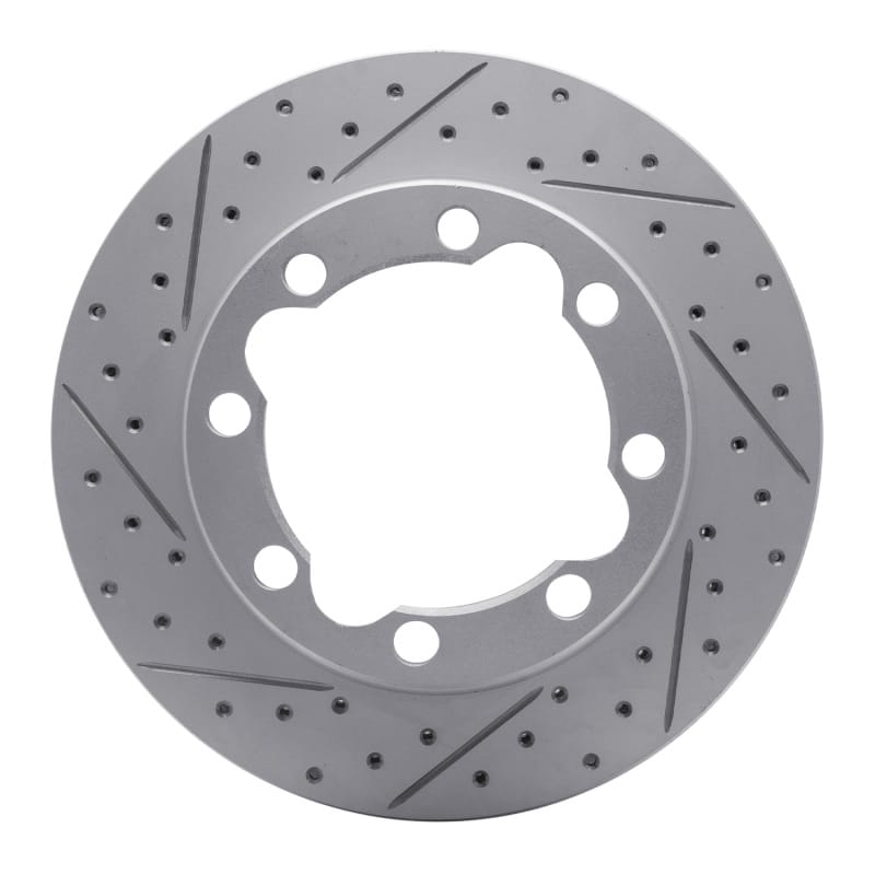 R1 Concepts — R1 88-00 Chevrolet K2500 Suburban Front Right Drilled & Slotted Geo-Carbon Rotor