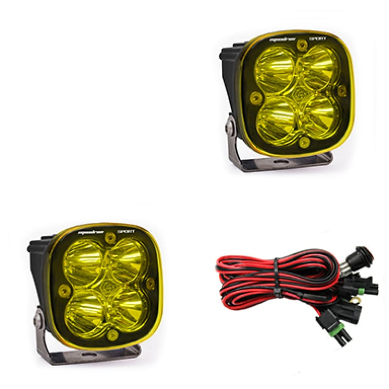 Baja Designs — Baja Designs Squadron Sport Spot LED Light Pods - Amber