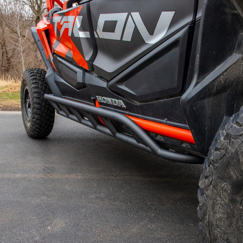 Wehrli — Wehrli 19+ Honda Talon 1000X 4 Seat Rock Sliders - Talon Orange