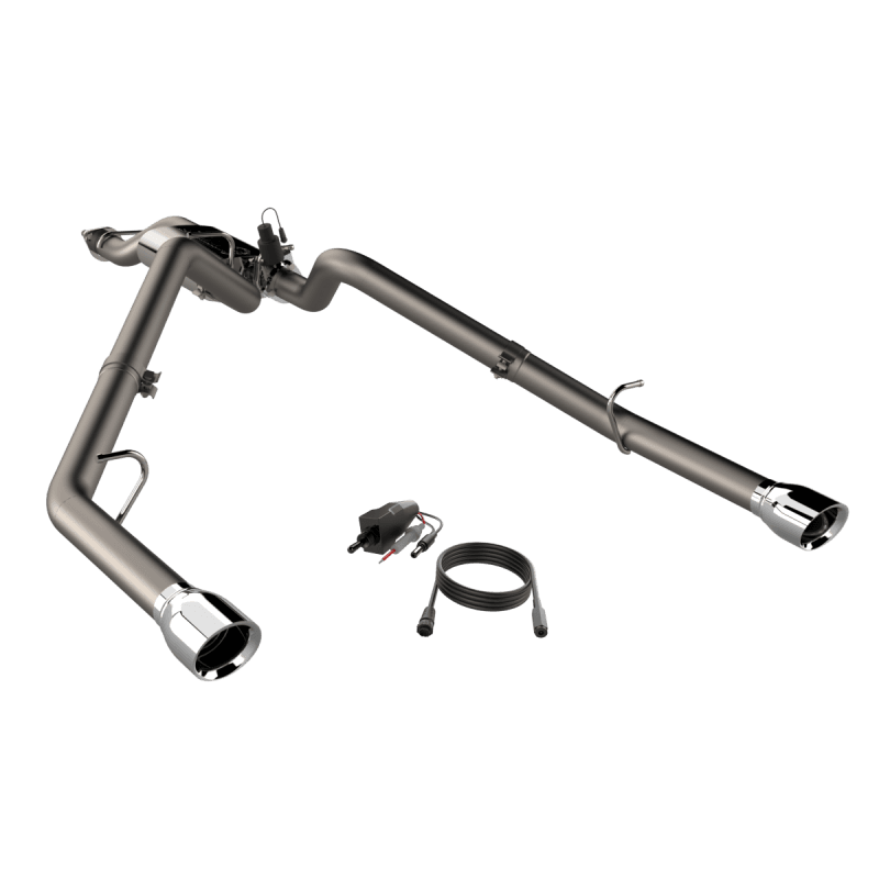 QTP — 2019-2024 Ram 1500 QTP Screamer Split Rear Exit Cat Back