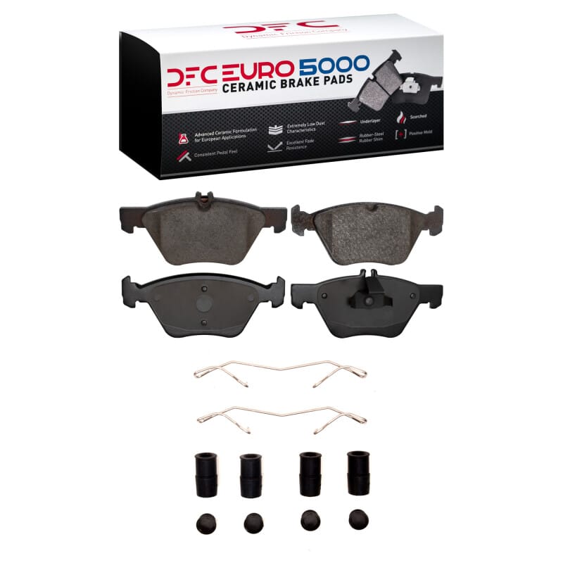 DFC — DFC 96-08 Chrysler Crossfire Front Euro 5000 Ceramic Brake Pads and Hardware Kit
DFC EURO Pads + HW