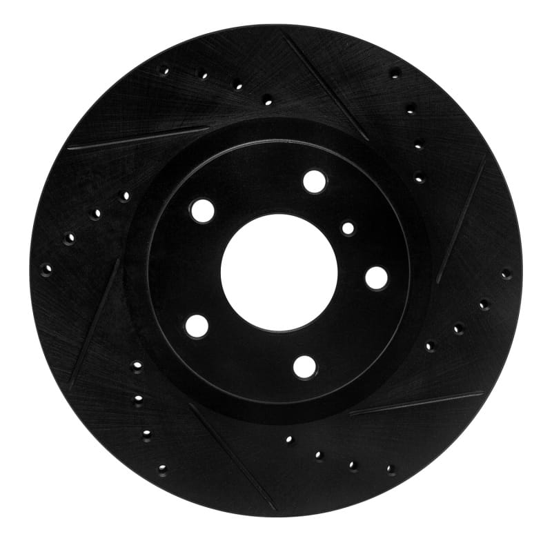 R1 Concepts — R1 03-05 Infiniti G35 Front Right Drilled & Slotted Black Brake Rotor
R1 Brake Rotor Drill