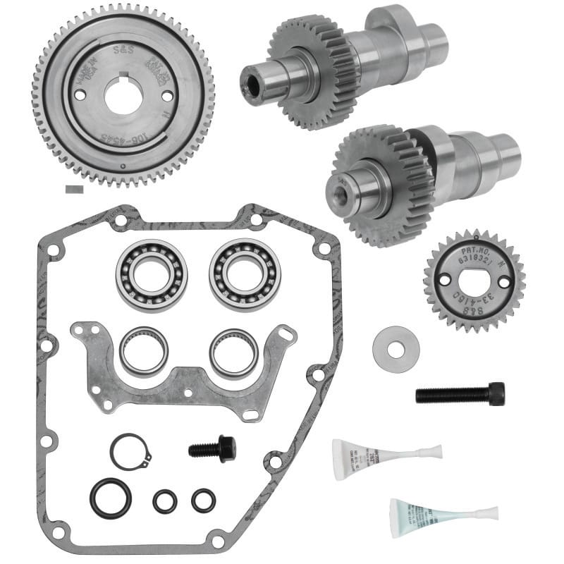 S&S Cycle — Type: 475G; Timing Open: Intake 2º/Exhaust 36º; Timing Closed: Intake 34º/Exhaust 04º; Duration at 0.053: Intake 216º/Exhaust 220º; Valve Lift : Intake 0.475"/Exhaust 0.475"; Lift at TDC: Intake 0.060"/Exhaust 0.060"