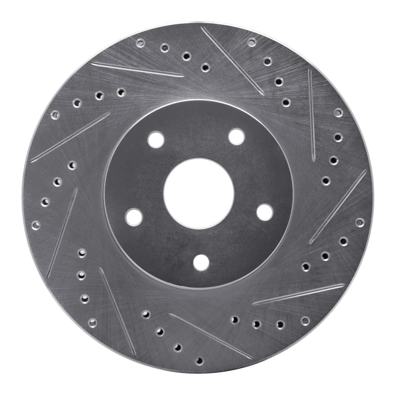 R1 Concepts — R1 92-97 Subaru SVX Front Right Drilled & Slotted Silver Brake Rotor
R1 Brake Rotor Drill