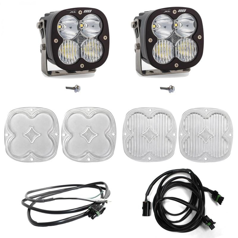 Baja Designs — Baja Designs 2021+ Ford Bronco A Piller Light Kit XL80 D/C w/Upfitter