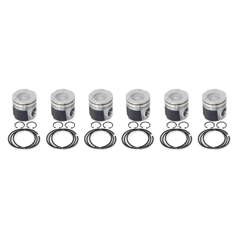 Industrial Injection — Industrial Injection Dodge 12V Mahle Piston .020 Oversized Coated Champ. Fly Cut