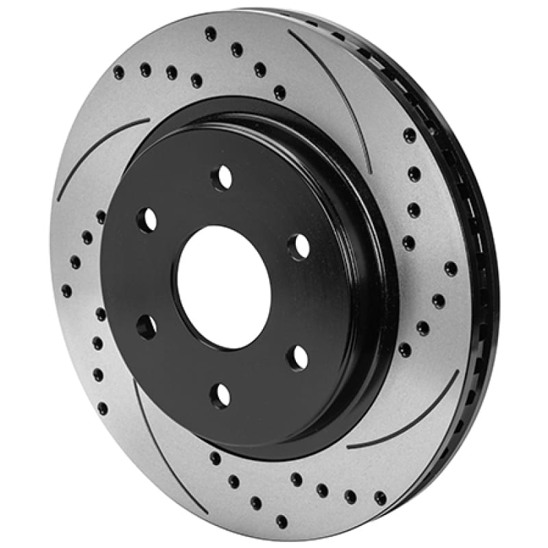 Wilwood — Wilwood 6x5.315 SRP Drilled and Slotted Performance Rotor & Hat R/H - Black